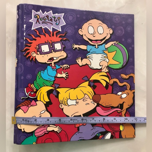 Vintage 1998 Rugrats 3 Ring Binder Tommy Chucky Nickelodeon School Supplies - Picture 8 of 8
